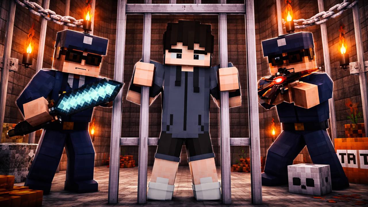 МАЙНКРАФТ ТЮРЬМА 1 ЧАСТЬ