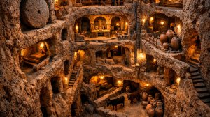 20 тысяч человек под землёй: забытые города Каппадокии