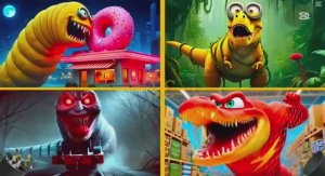 ДИНО МИНЬОН И ПАРОВОЗИК ТОМАС: Битва против Маквина Крокодила 🦖 МУЛЬТИК МОНСТРЫ