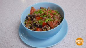 Готовим салат с гречкой и овощами. Доброе утро. Фрагмент выпуска от 03.04.2026