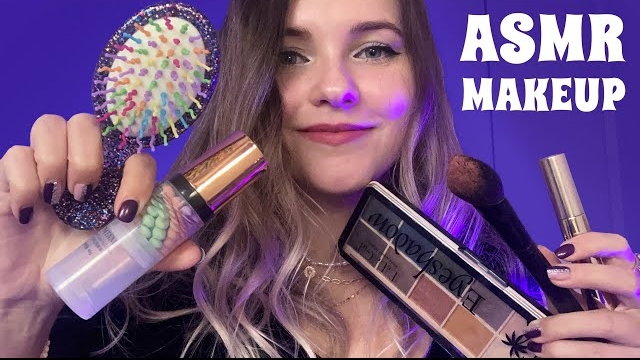 АСМР МАКИЯЖ для тебя (Звуки рта) I ASMR MAKEUP For You