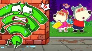 Ой, куда пропал сигнал Wi-Fi? | Урок об электронных устройствах | Wolfoo Russian