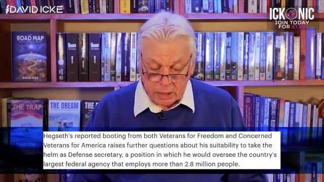 Дэвид Айк - Нелепая реальность правления Пита Хегсета