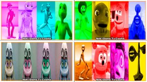 Зелёный Человек Танцует Dame Tu Cosita Music Video Megamix #105-108 в Tiles Hop - NoV