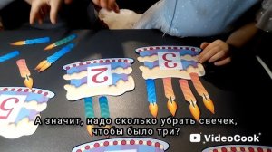 У мишки день рождения: учим цифры от 1 до 5!