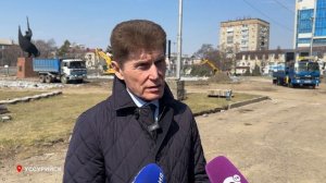 В Уссурийске по инициативе жителей благоустраивают центральную площадь.