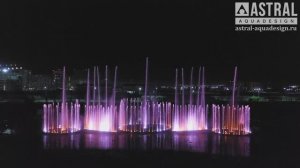 Уровень программирования музыкального фонтана "Водное шоу" от компании Астрал Аквадизайн