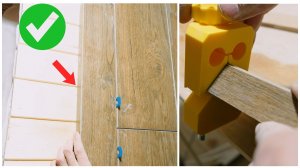 как сделать красивый стык ДЕРЕВА И ПЛИТКИ! Быстрая склейка углов ПЛИТКИ!