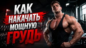КАК НАКАЧАТЬ МОЩНУЮ ГРУДЬ