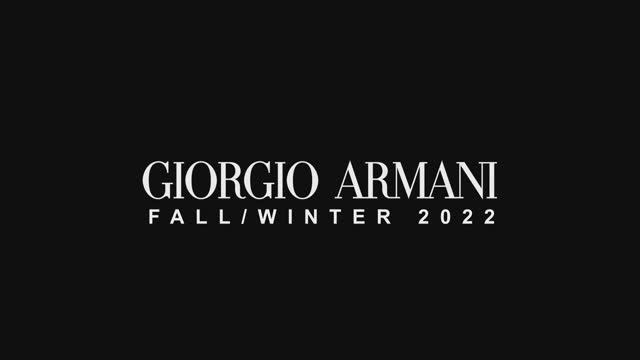 Показ коллекции Giorgio Armani осень-зима 2022-2023