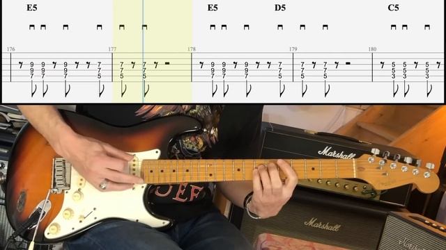 10 РИФФОВ М Джексона на Электрогитаре. Уроки Электрогитары. Ноты и табы Электрогитары Guillaume Vrac