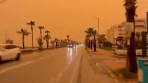 3 апреля АЛАНЬЮ НАКРЫЛА ПЕСЧАНАЯ БУРЯ. ТУРЦИЯ 2026.