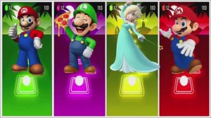 Супер Марио против Луиджи, Розалины и Марио: Музыкальная Битва в Тайлс Хоп — Танцевальный Ритм