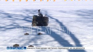 Будущие военные инженеры учатся использовать роботов для обезвреживания мин