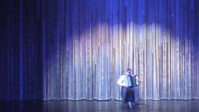 Лев Хромов (аккордеон). Вариации Паницкого на темы "Среди долины ровной" и "Светит месяц"