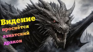 ВИДЕНИЕ…АЗИАТСКИЙ  ДРАКОН ПРОСЫПАЕТСЯ…