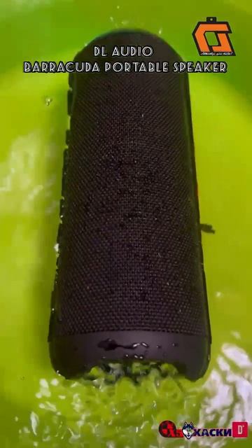 Работает даже в воде  - колонка Barracuda Portable Speaker от DL Audio #dlaudio