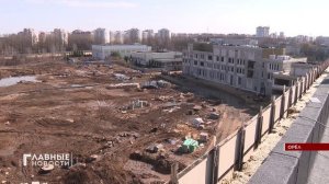 Фасады общежитий межвузовского кампуса в Орле готовы на 90%