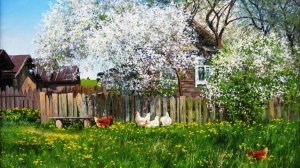 Весна в живописи художника Татьяны Черных.