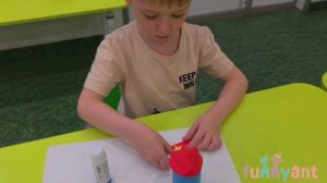 "Космос" аппликация 3 D у детей средней группы Funny Ant Malahovka