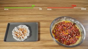 Пицца 99 vs 9999 Калорий ! VANZAI ВАНЗАЙ