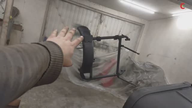 Восстанавливаю мотоцикл "Днепр". Часть -18 : Покраска.