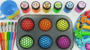 Насладиться ASMR-звуками кинетического песка радужного слайма ✨ своими руками с помощью ASMR 💖 #079