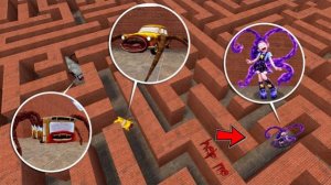 ЛИЛИ ЛАВБРЕЙДЗ ПРОТИВ ПОЖИРАТЕЛЯ МАШИН И ПОЖИРАТЕЛЯ АВТОБУСОВ В ЛАБИРИНТЕ В GARRY’S MOD Я В ШОКЕ