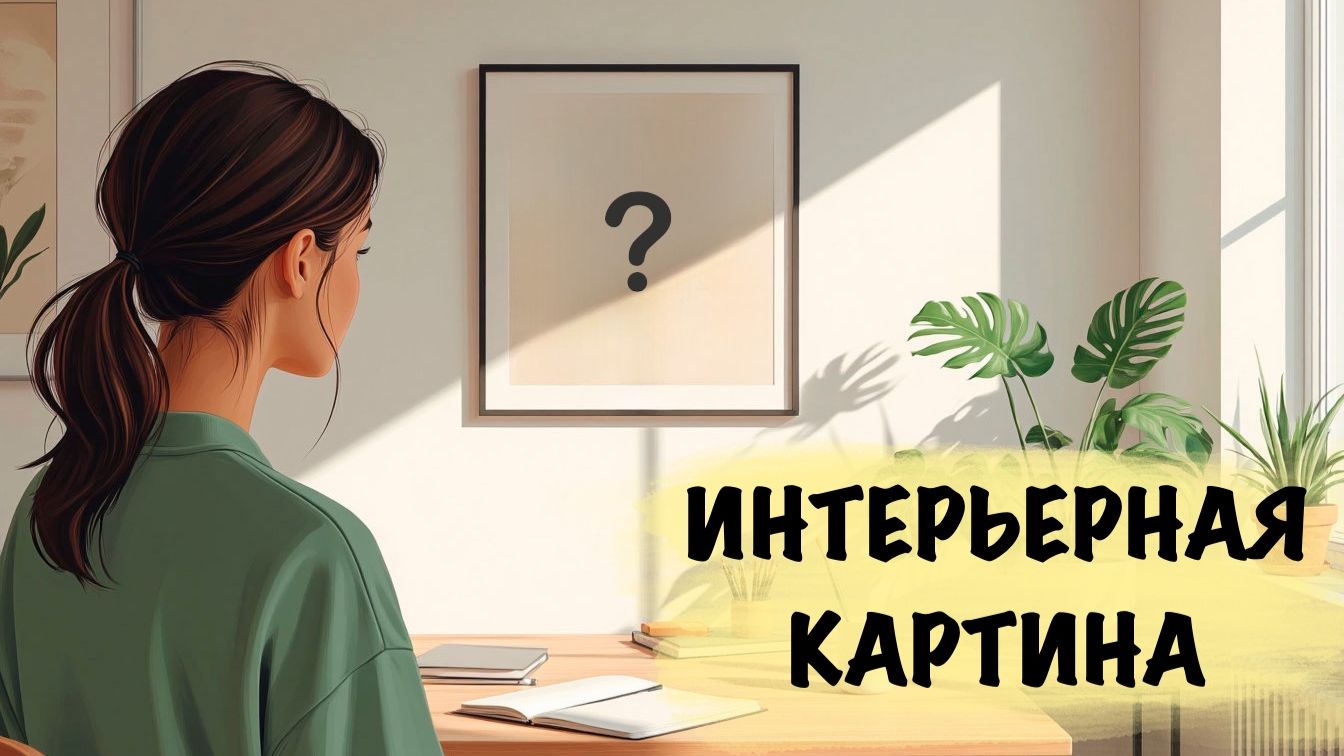 Пошаговое рисование интерьерной картины: подробный мастер-класс