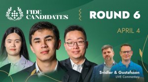 Шахматы Турнир претендентов ФИДЕ 2026 | Прямая трансляция 6-го тура