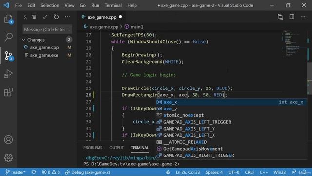 GameDev.tv - 019 - Drawing The Axe