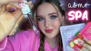 ASMR 🧖🏼♀️ приятный СПА для твоего лица 💞 уход за лицом, многослойные звуки 😻