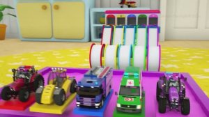 Детская песенка Колеса на автобусе Учим цифры и цвета Городские транспортные средства Детские стишки