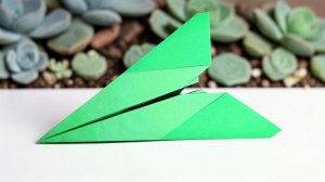 Новый крутой самолетик из бумаги