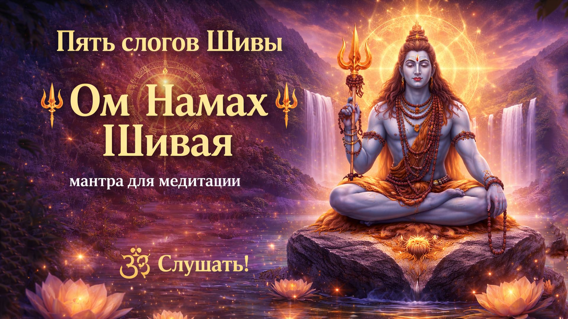 Мантра Ом Намах Шивая: Уничтожь Кармические Блоки за 108 Повторов! 5 Слогов Шивы 🔱🙏🕉️