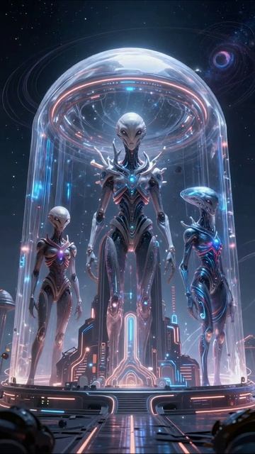 Инопланетная цивилизация: тайны неземных существ #космос #инопланетяне #научнаяфантастика