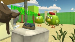 Я 4.0 против 3× зомби ради ключа. Чикен ган