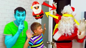 САНТА СТАЛ ИГРУШКОЙ СКВИШИ! МУЛЬТИК ПРО ХЕЛПИКА! РОМА И ХЕЛПИК 123 СЕРИЯ