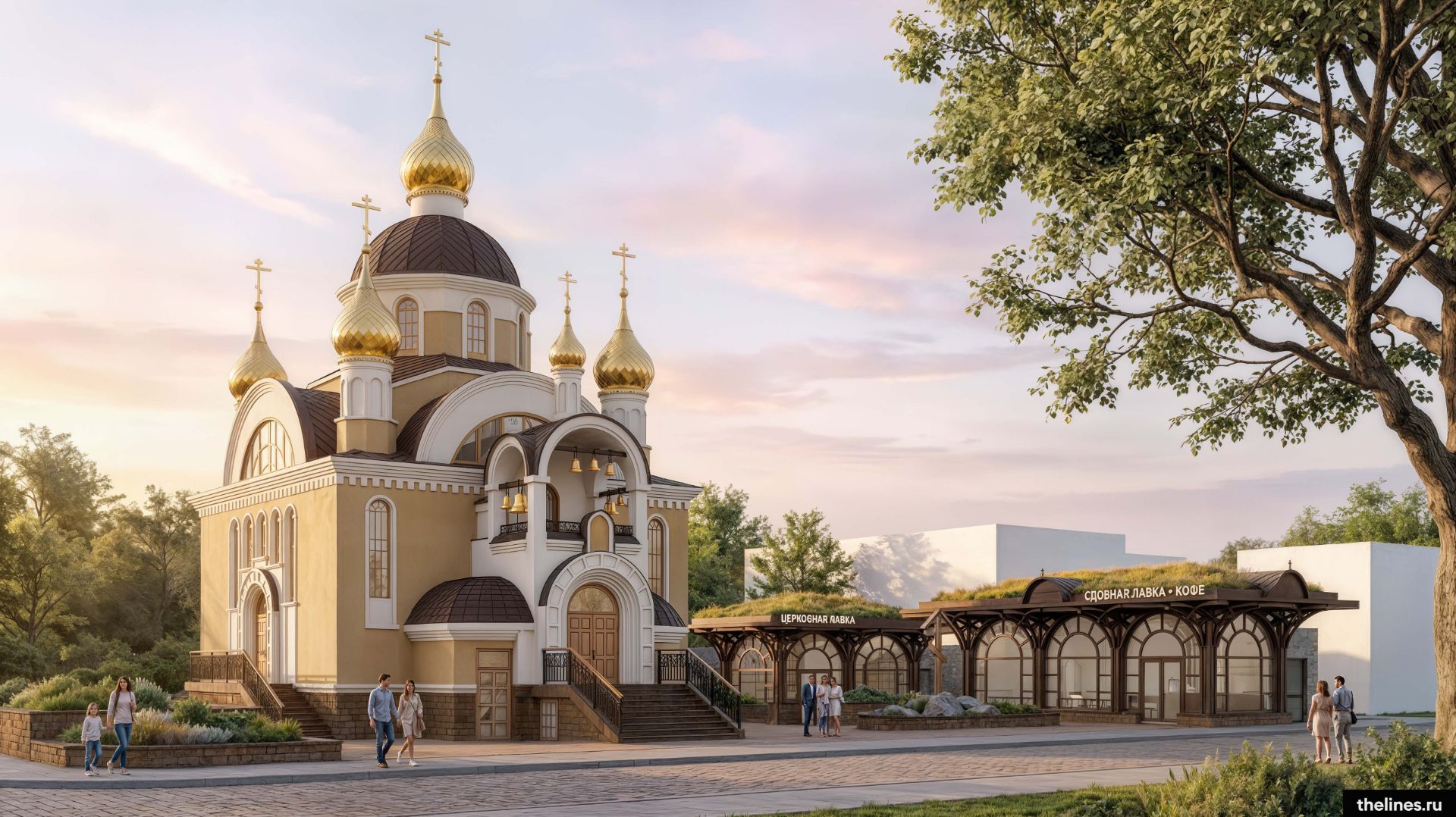 Архитектурная концепция приходского комплекса «Древо Жизни» | Thelines.ru