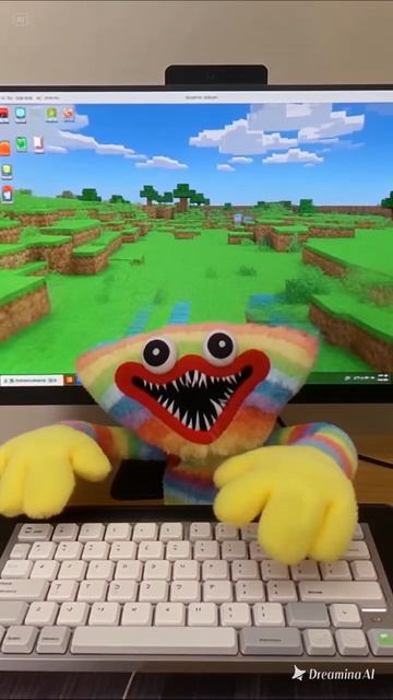 Хагги Вагги попал в майнкрафт ии песня