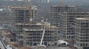 Монтаж башенного крана Liebherr