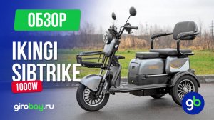 🚘  IKINGI SIBTRIKE 1000 W: безопасный электротранспорт для пожилых и дачников 👵👴🏡