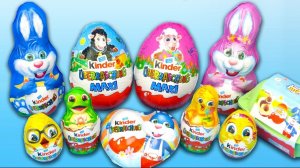 КУЧА КИНДЕР СЮРПРИЗОВ! МЕГА РАСПАКОВКА СЛАДОСТЕЙ