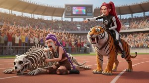 Руми становится чемпионкой в гонках на Тиграх! Супер Мультики для детей. Детские мультики смотреть