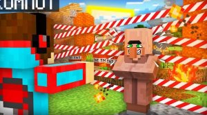 ЗРЯ МЫ ОСТАВИЛИ ЭТОГО ЖИТЕЛЯ ОДНОГО В ДЕРЕВНЕ В МАЙНКРАФТ | Компот Minecraft