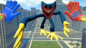 NIGHTMARE HUGGY WUGGY ИЗ POPPY PLAYTIME ЗАХВАТИЛ ГОРОД! | EPIC GMOD РЕАКЦИЯ