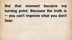 I Spoke English Without Grammar || Graded Reader || Improve Your English