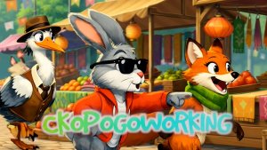 Заяц Цапля и Лисица (скороговорка)