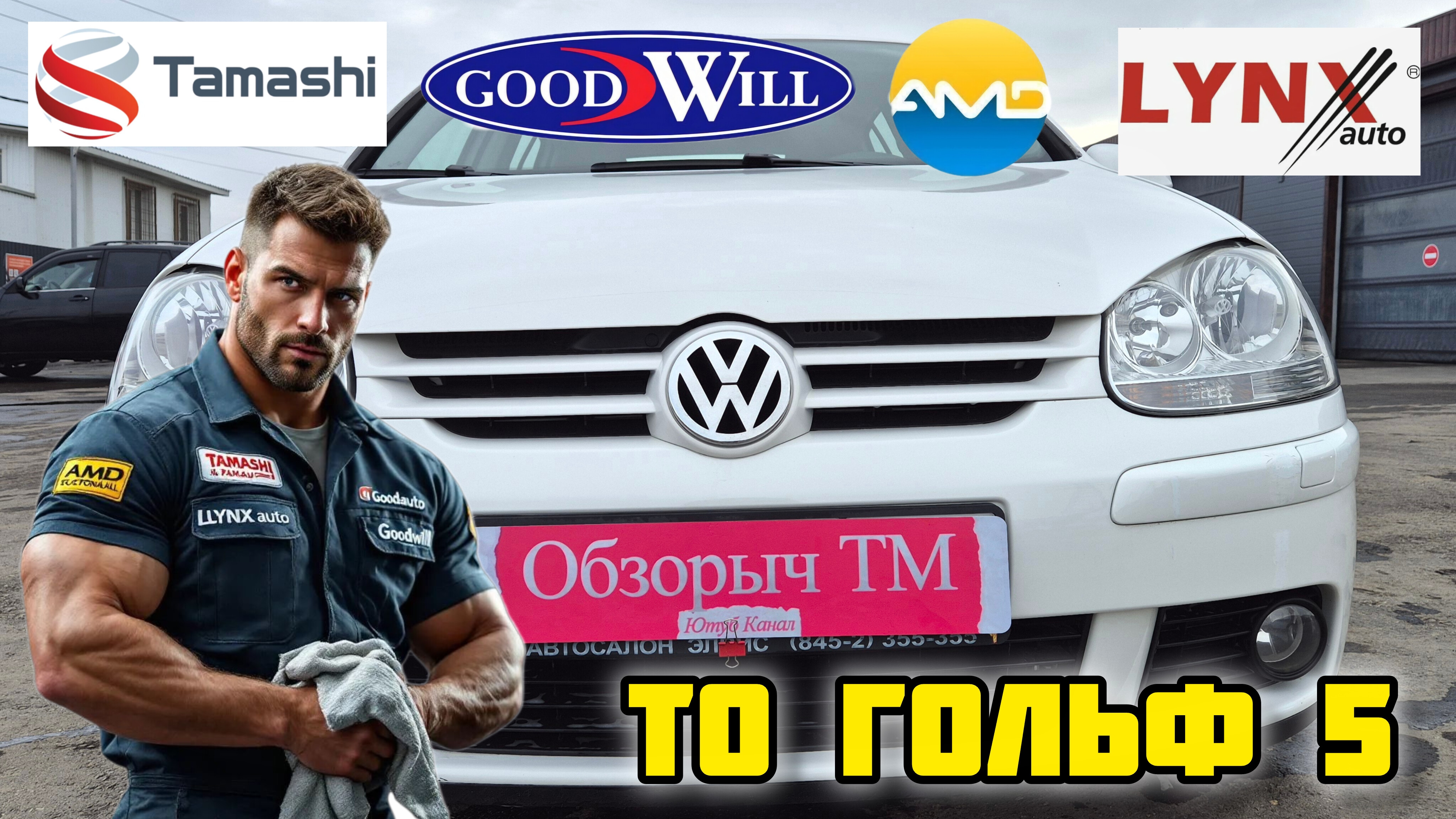 ТО Фольксваген Гольф 5, масло TAMASHI, фильтры LYNXauto, AMD, GOODWILL #масло #запчасти #авто #vw