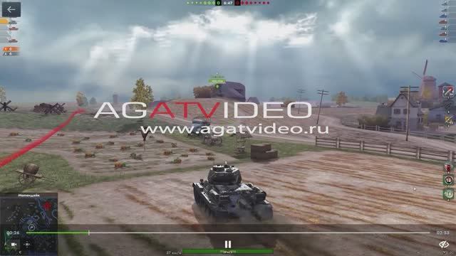 Игра в танки, клипы для танкиста, просмотр боя,сражения, смотреть танковые бои, средний танк Т -43.